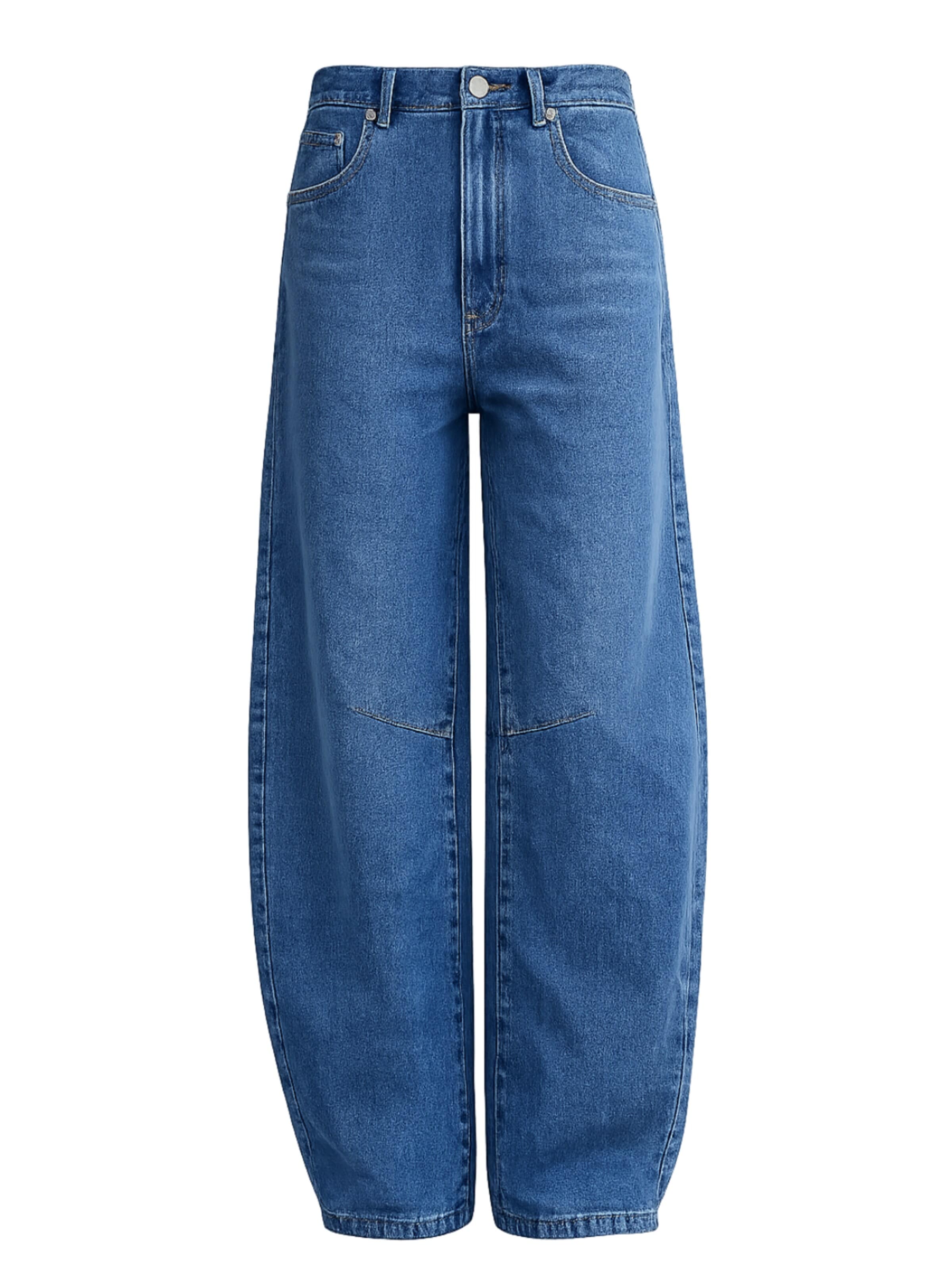 ARMIE Barrel Jeans 'The Joan Barrel Leg Jeans' in Blue: front