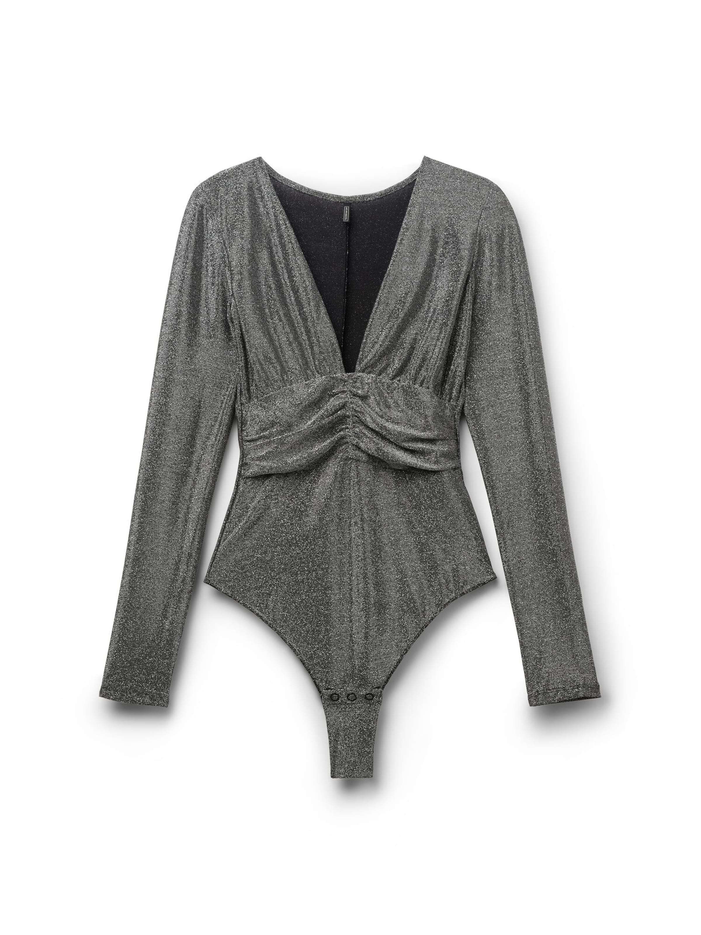 INTIMISSIMI Body 'SHIMMERING PASSION' in Grau: Vorderseite