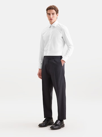 Coupe regular Chemise business SEIDENSTICKER en blanc