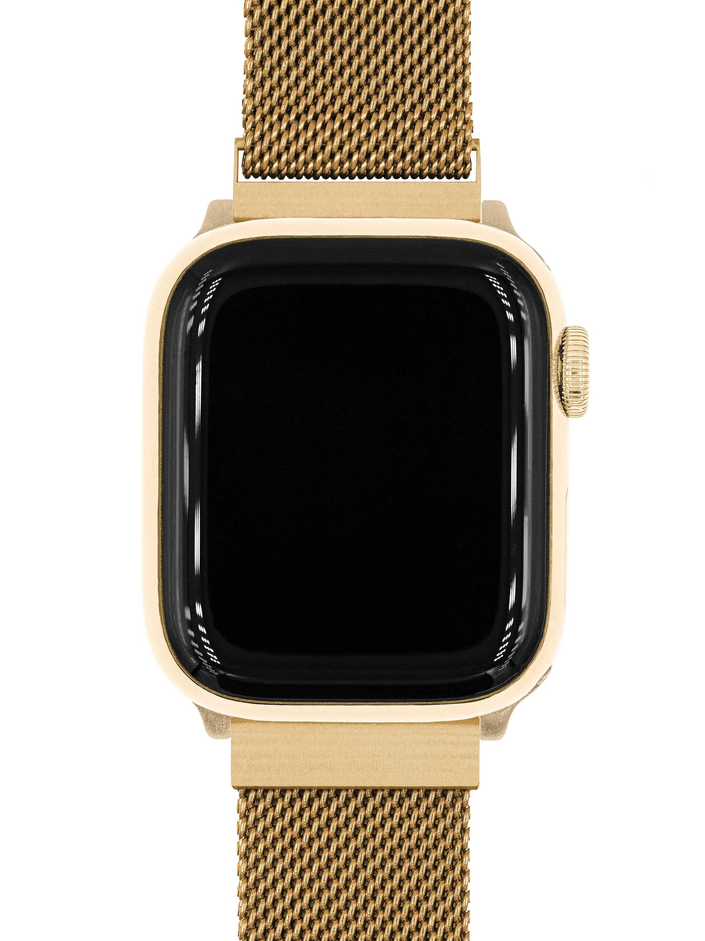 HIRSCH Armbänder Digitaal horloge 'Milanaise for Apple Watch' in Goud