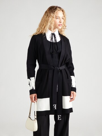 Elisabetta Franchi Вязаная кофта в Черный: спереди