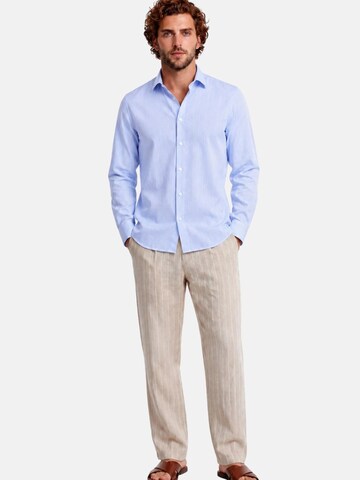 ALEA Regular fit Overhemd 'ALEA CAMICIA SLIM FIT CAMICIA' in Blauw