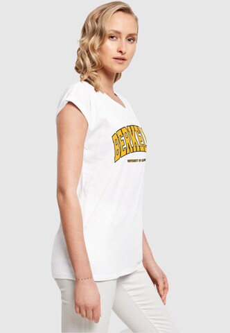 T-shirt 'Berkeley University - Arch' Merchcode en blanc