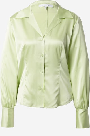 FRAME Blouse in Green: front