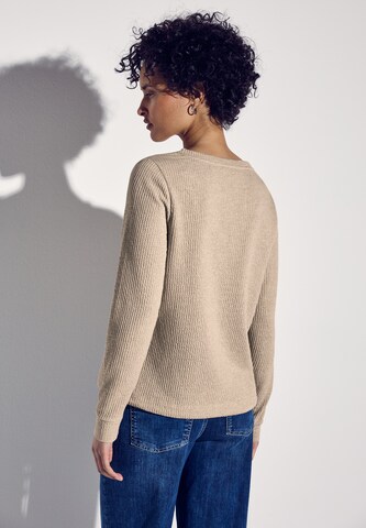 STREET ONE Sweatshirt in Beige