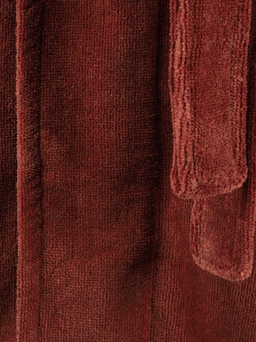 BOSS Home Long Bathrobe 'DOUBLEB' in Red