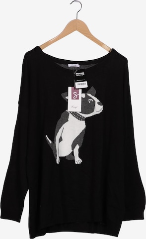 SHEEGO Pullover 6XL in Schwarz: Vorderseite