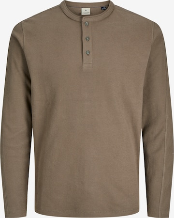 Jack & Jones Premium Shirt 'JPRBLUTYRELL' in Brown: front