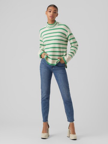 VERO MODA Sweater 'NELLY' in Green