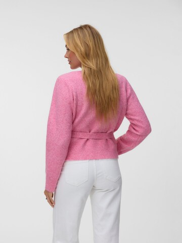VERO MODA Gebreid vest 'VMIsabella' in Roze
