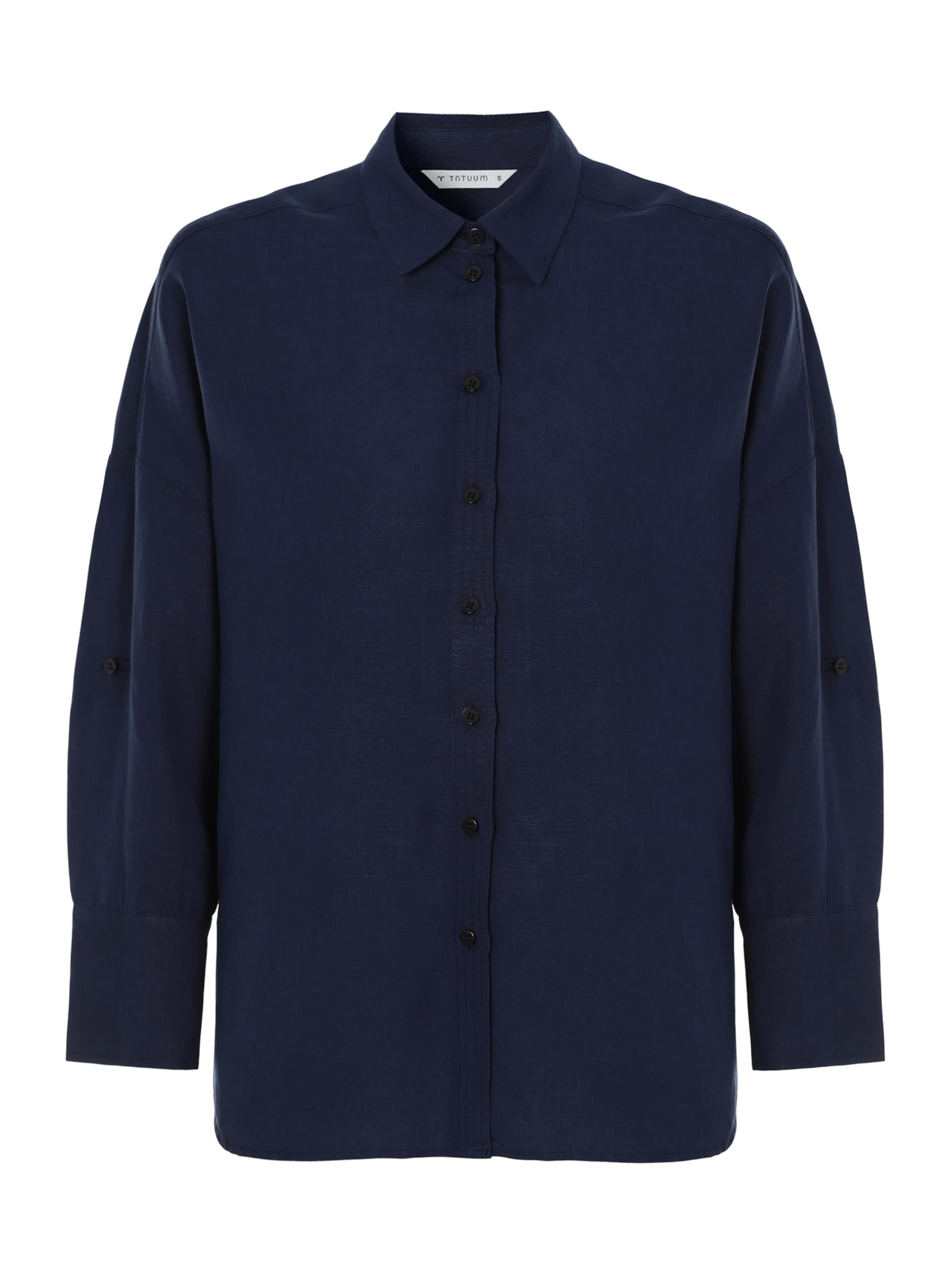 Bluză 'Sisi' TATUUM pe albastru marin, Vizualizare produs