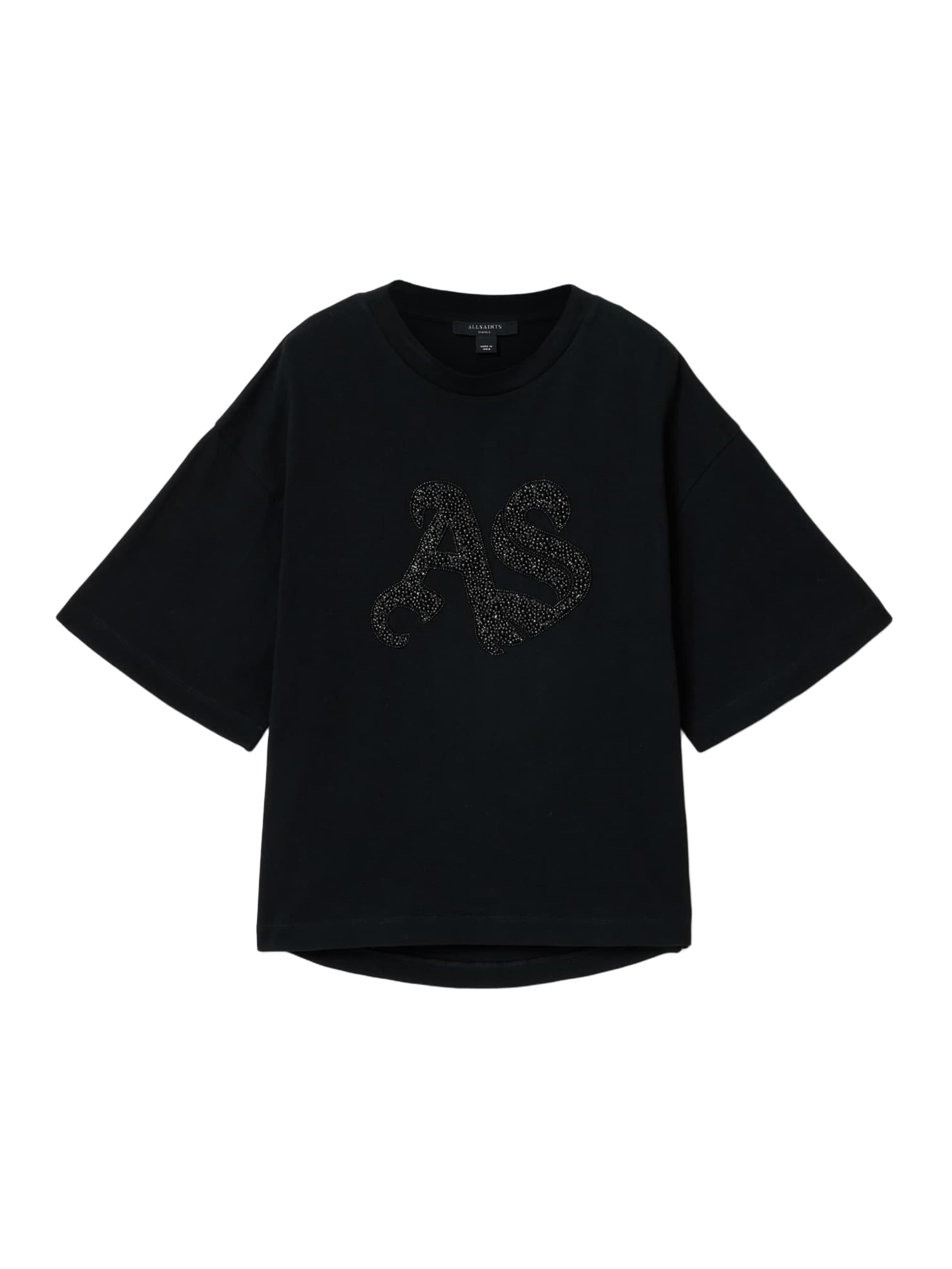 AllSaints Μπλουζάκι 'ICON AMELIE' σε μαύρο: μπροστά