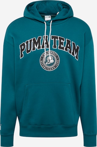 Sweat-shirt PUMA en vert : devant