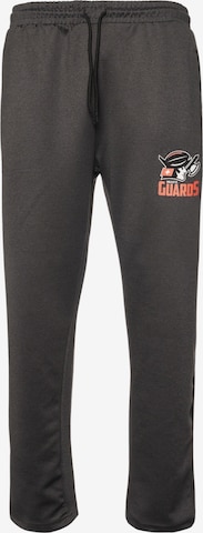 European League of Football Loosefit Sporthose 'Helvetic Guards' in Grau: Vorderseite