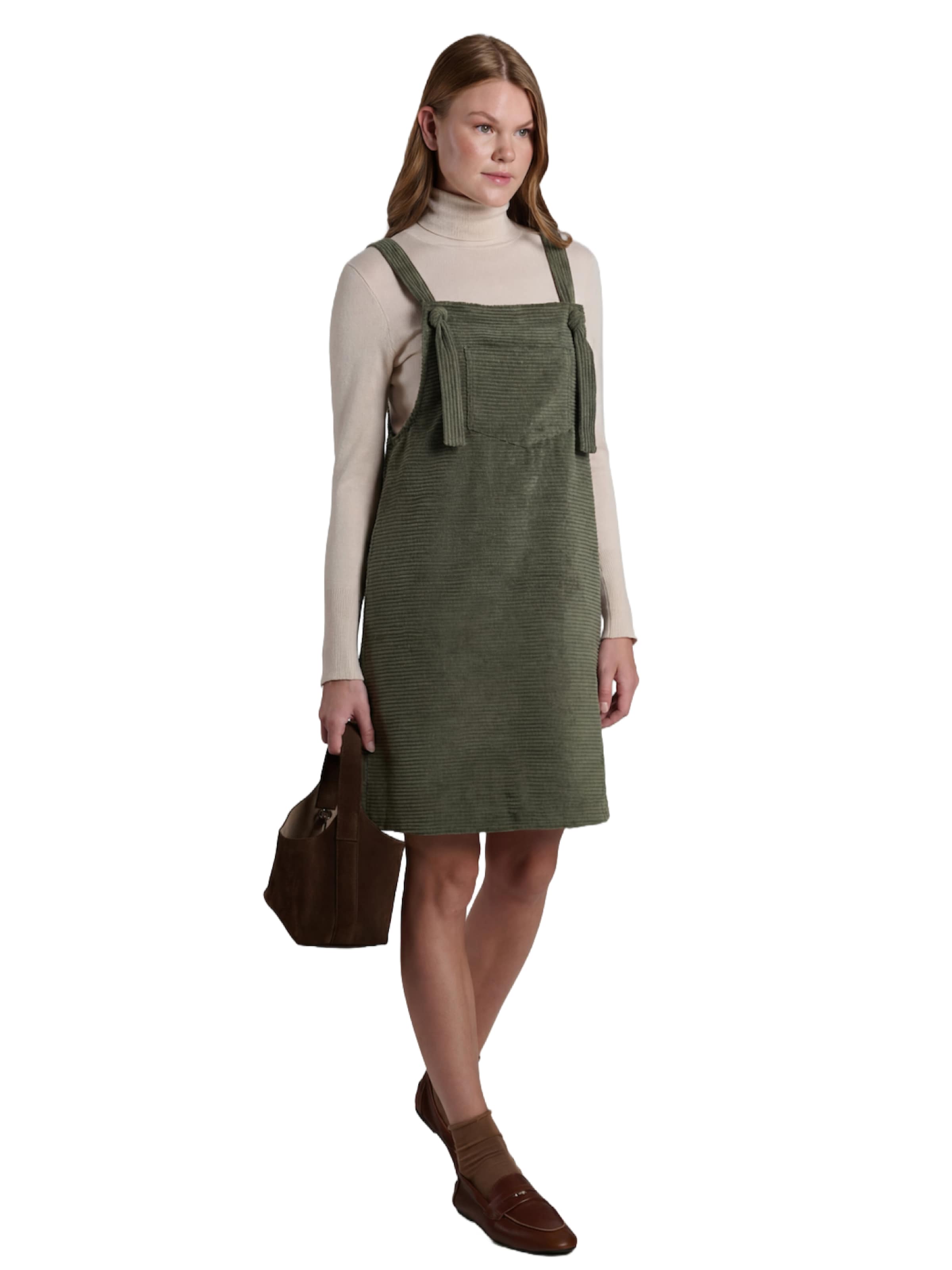 LYN MAMA Normální Laclová sukně – zelená