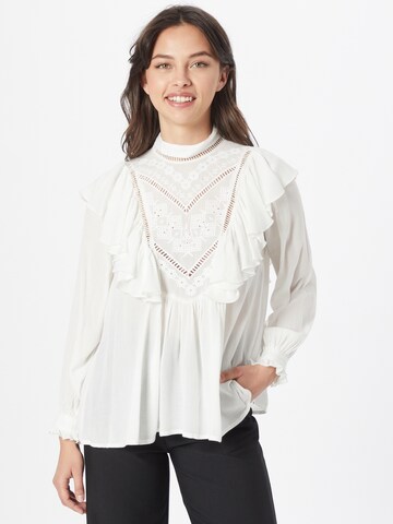 Oasis Blouse in Beige: front