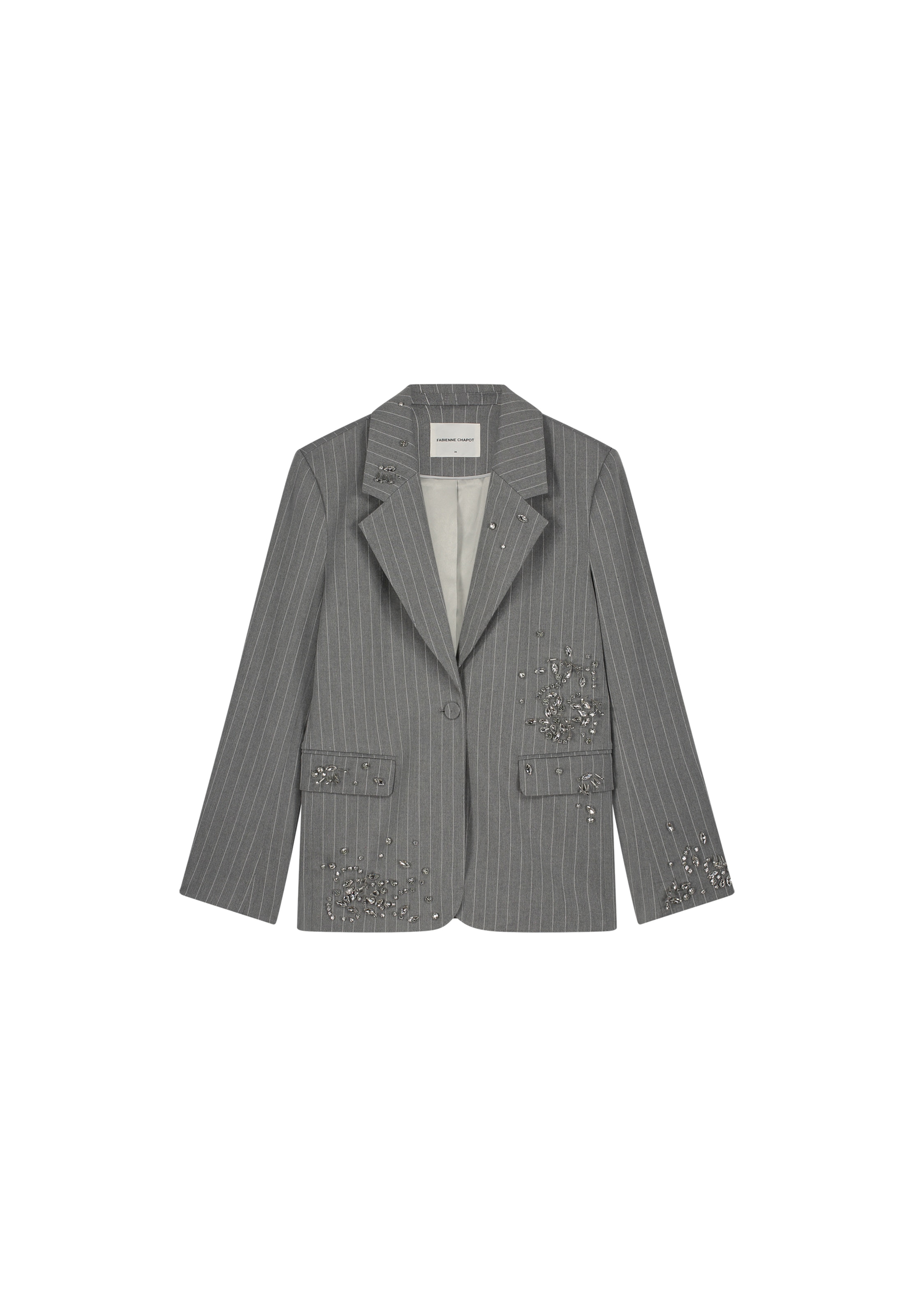 Fabienne Chapot Blazer in 36 in Grey, Item view