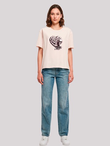F4NT4STIC Shirt 'Süße Süßigkeiten Herzform Liebe' in Pink