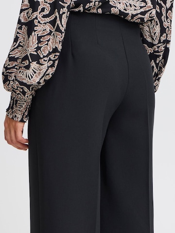 Fransa Regular Pleated Pants ' FRABIGAIL PA 1 ' in Black