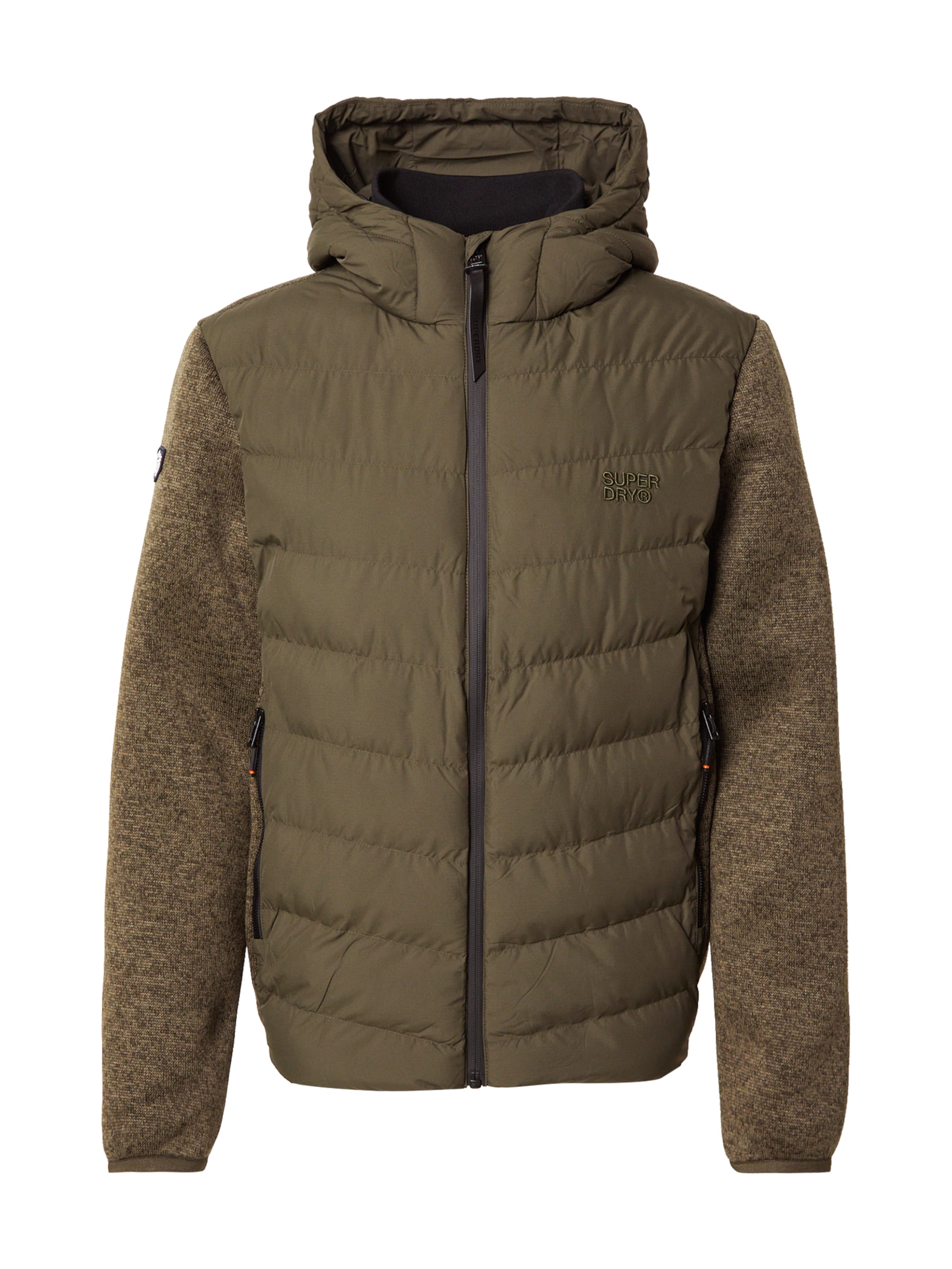 Superdry Tussenjas in Groen: voorkant