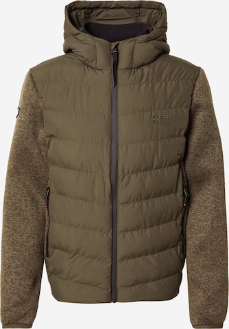 žalia Superdry Demisezoninė striukė: priekis
