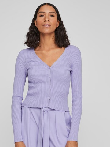 VILA Knit cardigan 'Astoria' in Purple: front