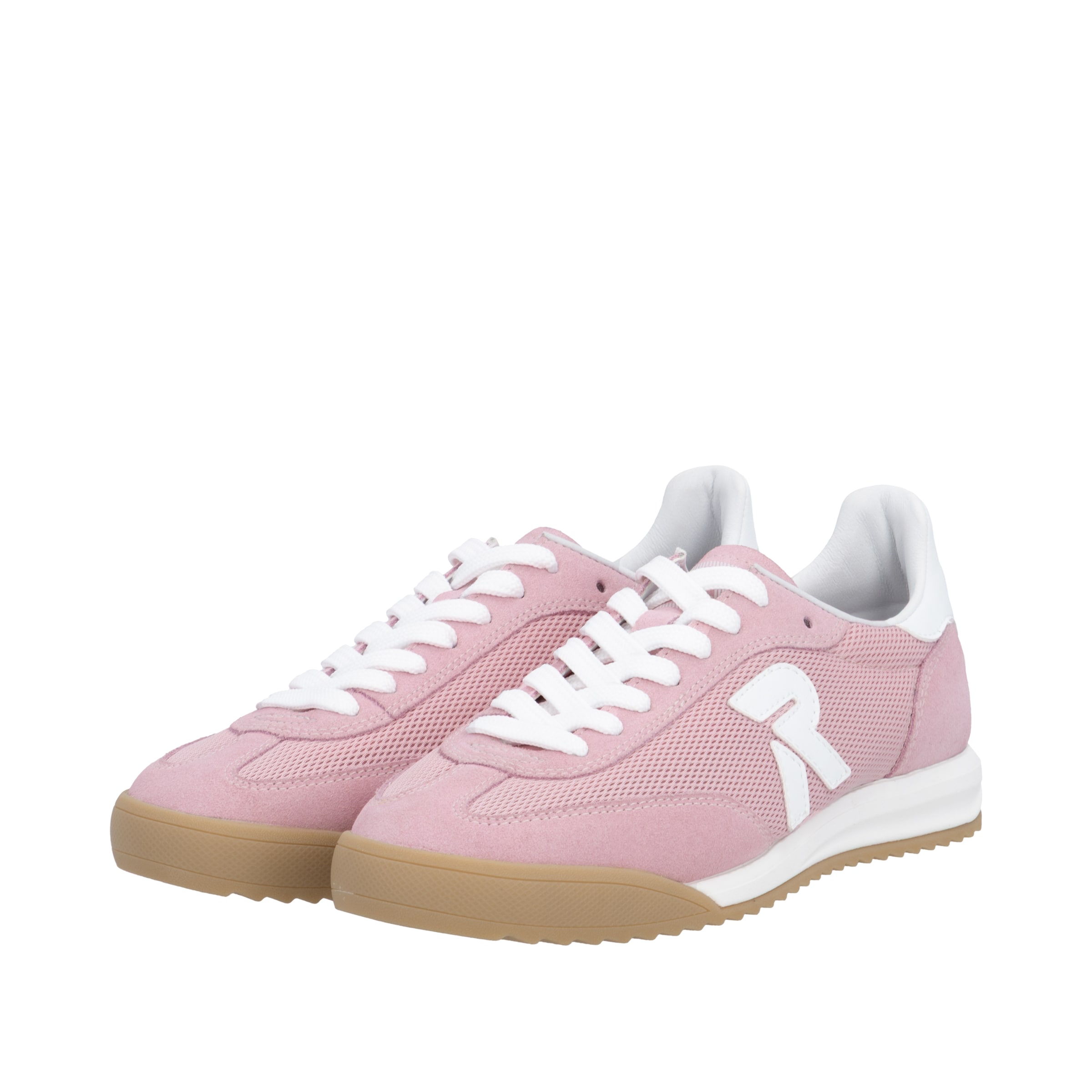 Baskets basses Rieker Sport en rose