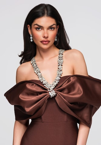 Ombre Evening dress in Brown