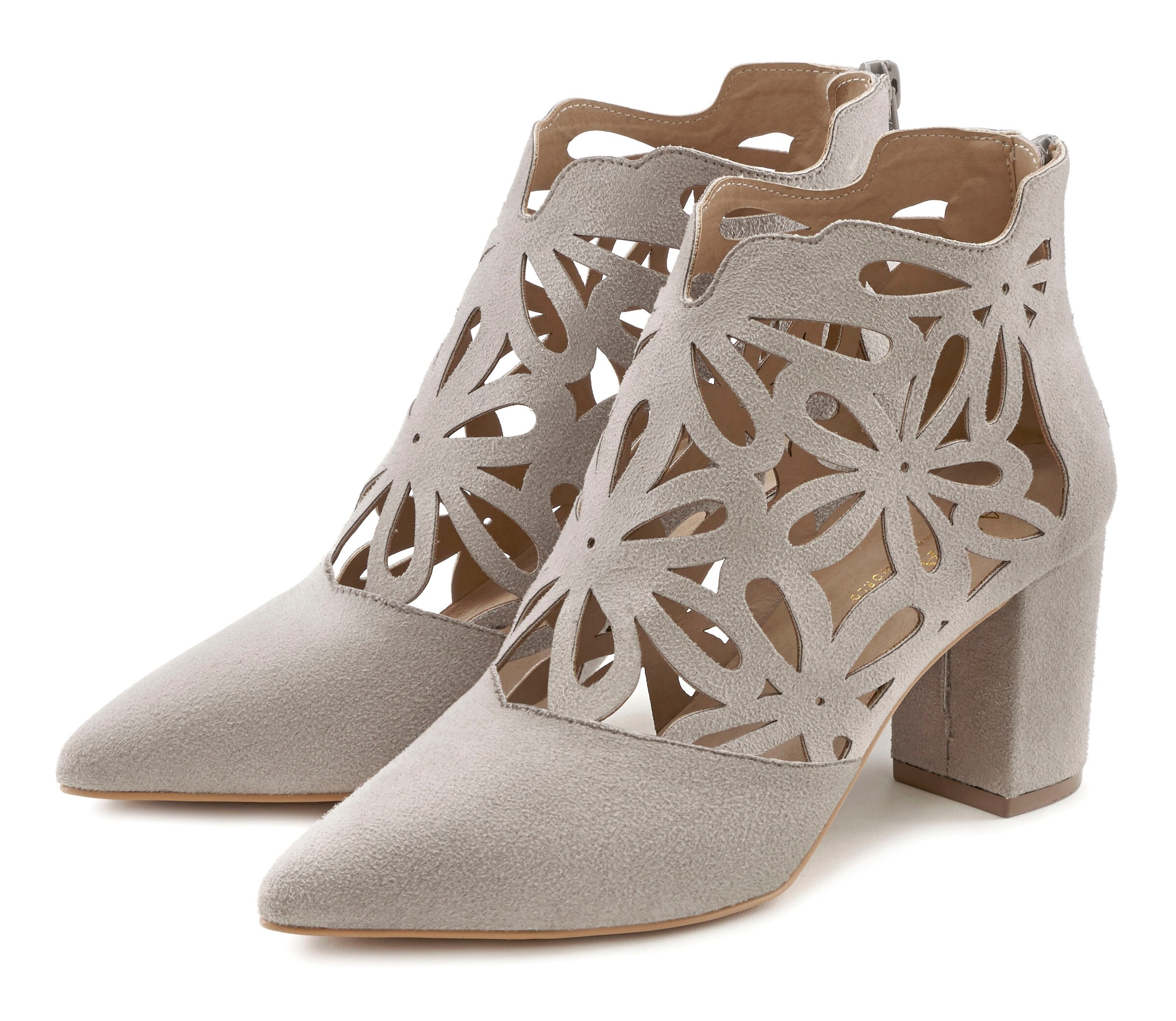 LASCANA Ботинки в Серый