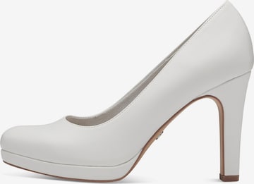 Pumps de la TAMARIS pe alb