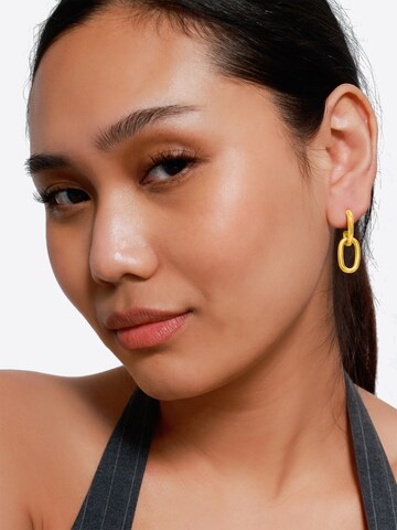 Boucles d'oreilles 'Celso ' Heideman en or : devant