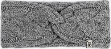 Roeckl Hoofdband ' Braided Cashmere ' in Grijs: voorkant