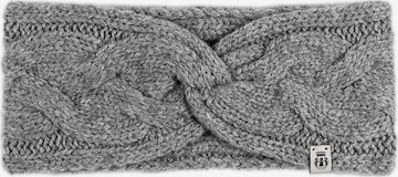 Roeckl Headband ' Braided Cashmere ' in Grey: front