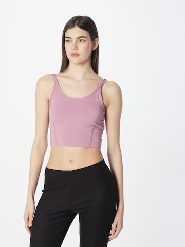 Bustier Soutien-gorge de sport PUMA en violet : devant