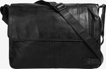 Spikes & Sparrow Messenger in Schwarz: Vorderseite