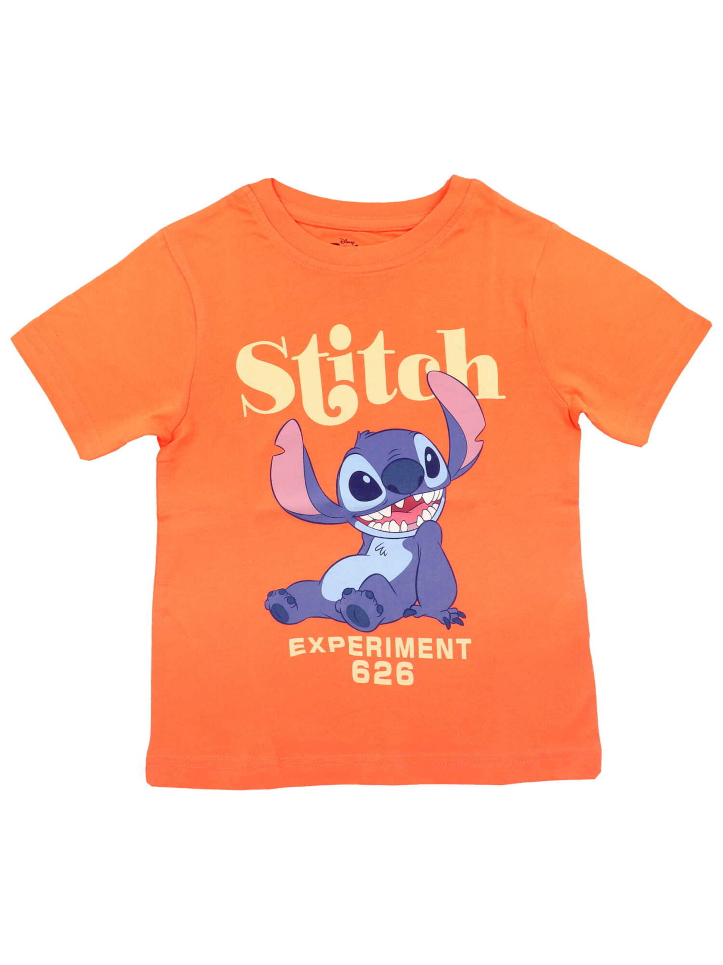 T-Shirt 'Lilo & Stitch' DISNEY en orange : devant
