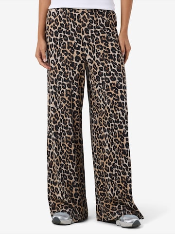 Noisy may - Pierna ancha Pantalón 'NMPASA' en beige: frente