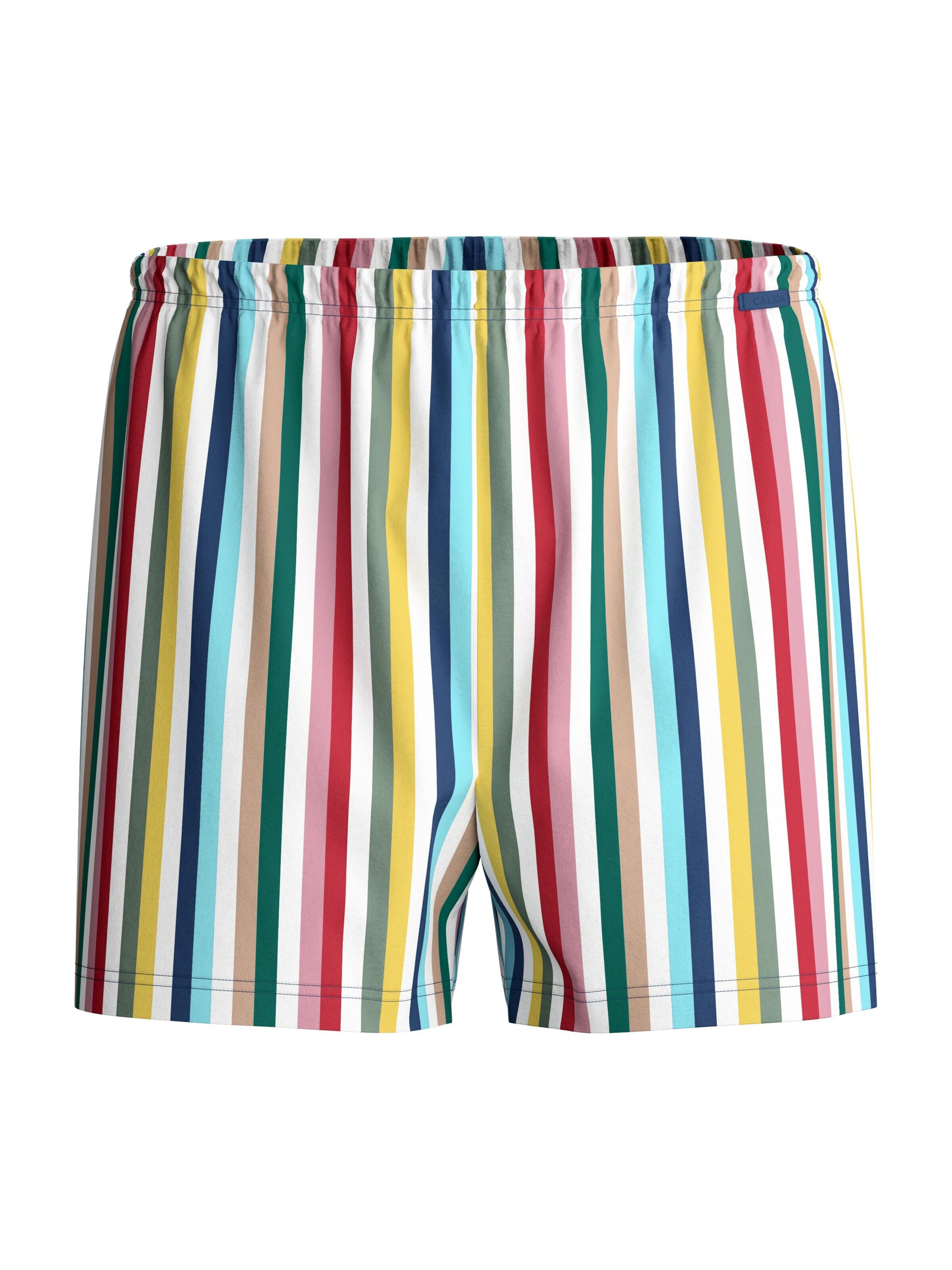 CALIDA Boxer shorts 'Prints' in Yellow: front