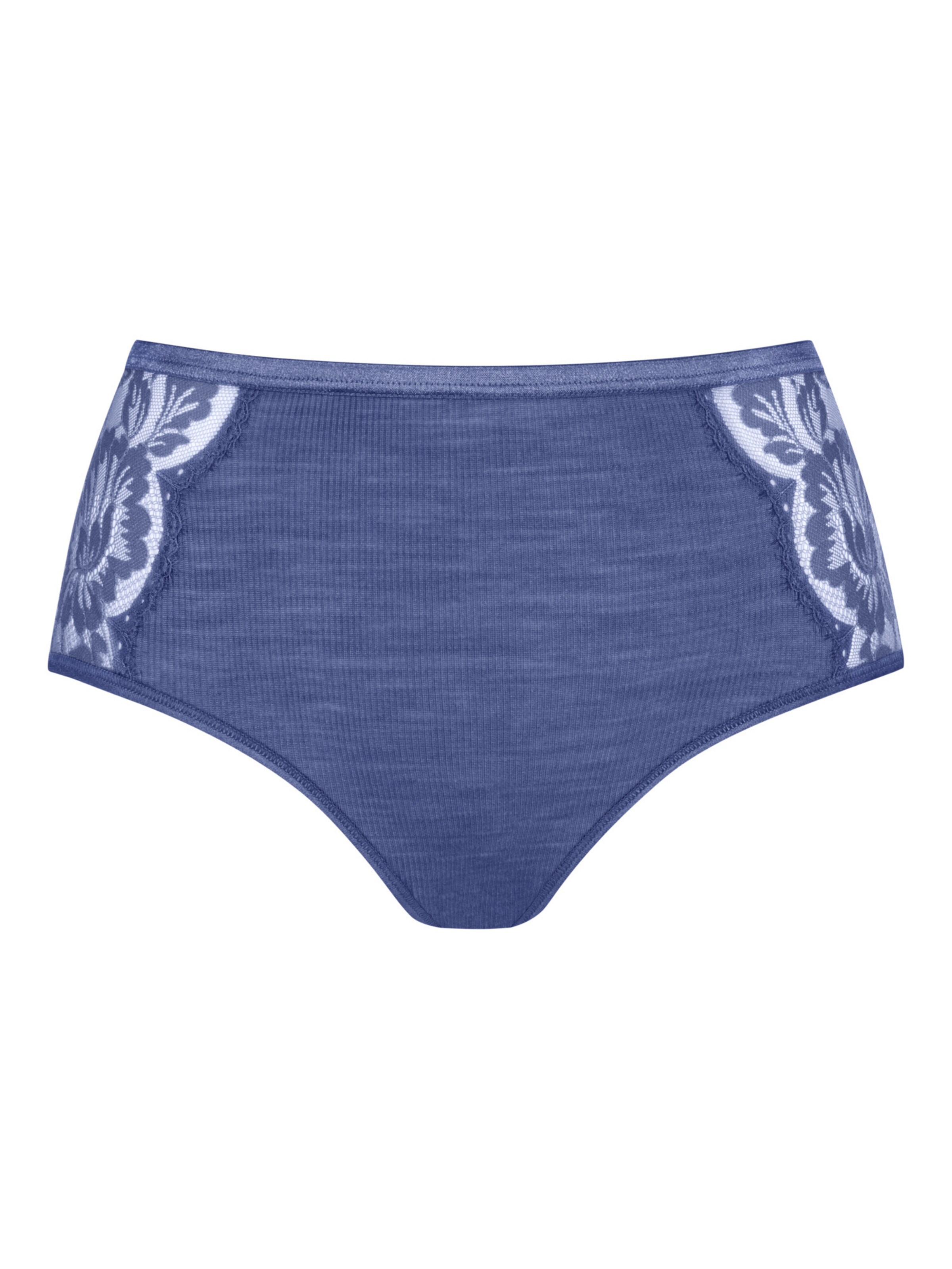Mey Slip 'Wool Love' in Blauw: voorkant