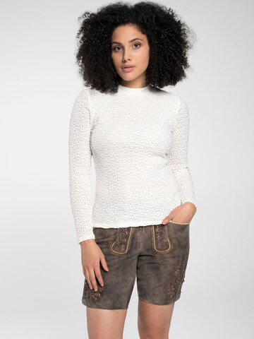 SPIETH & WENSKY Traditional blouse in White: front