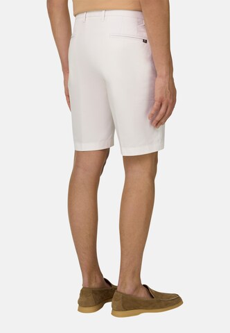 Boggi Milano Slimfit Παντελόνι τσίνο σε λευκό