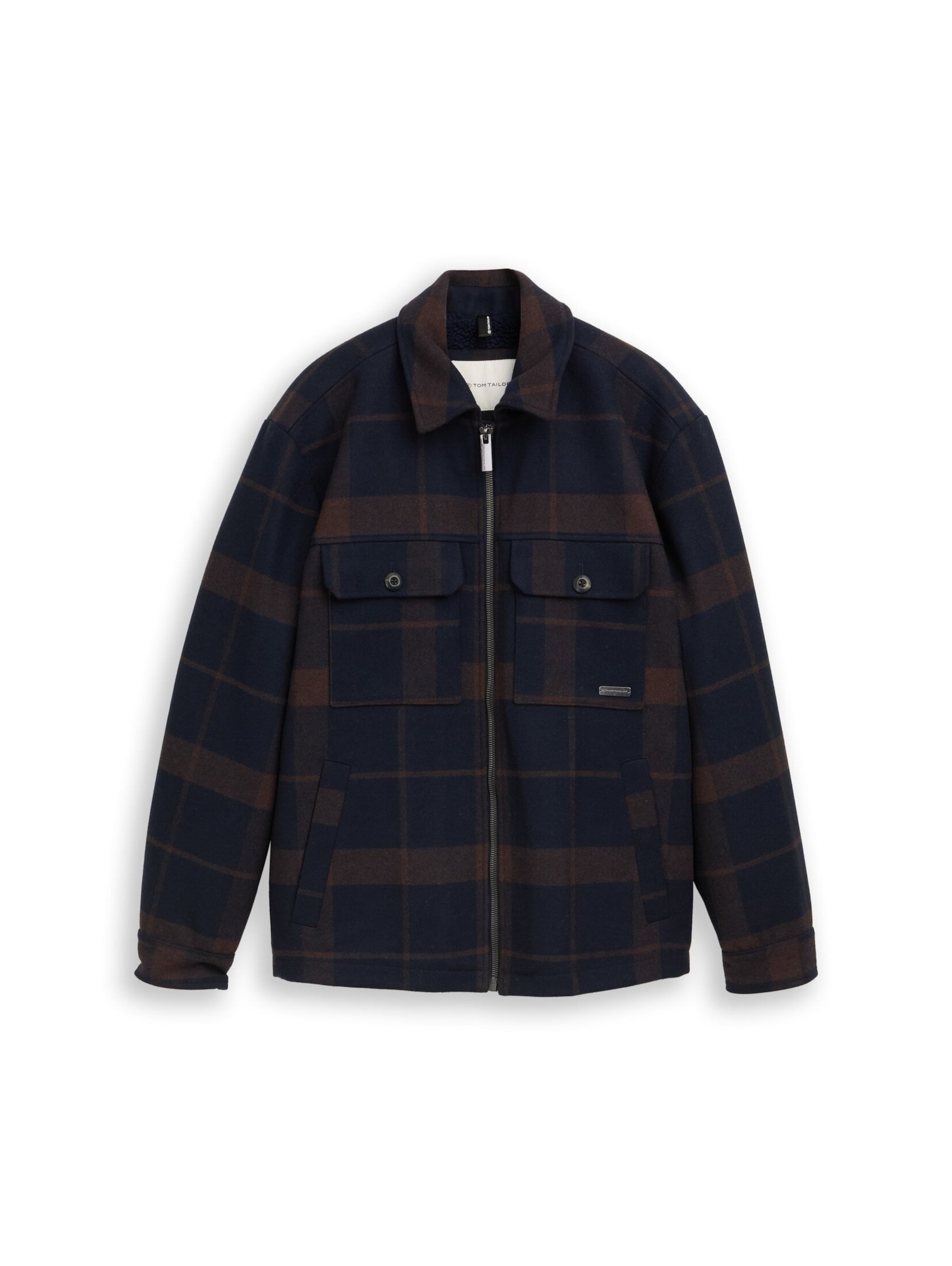 TOM TAILOR Tussenjas in Blauw: voorkant
