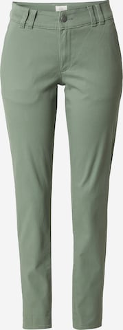 QS - Slimfit Pantalón en verde: frente