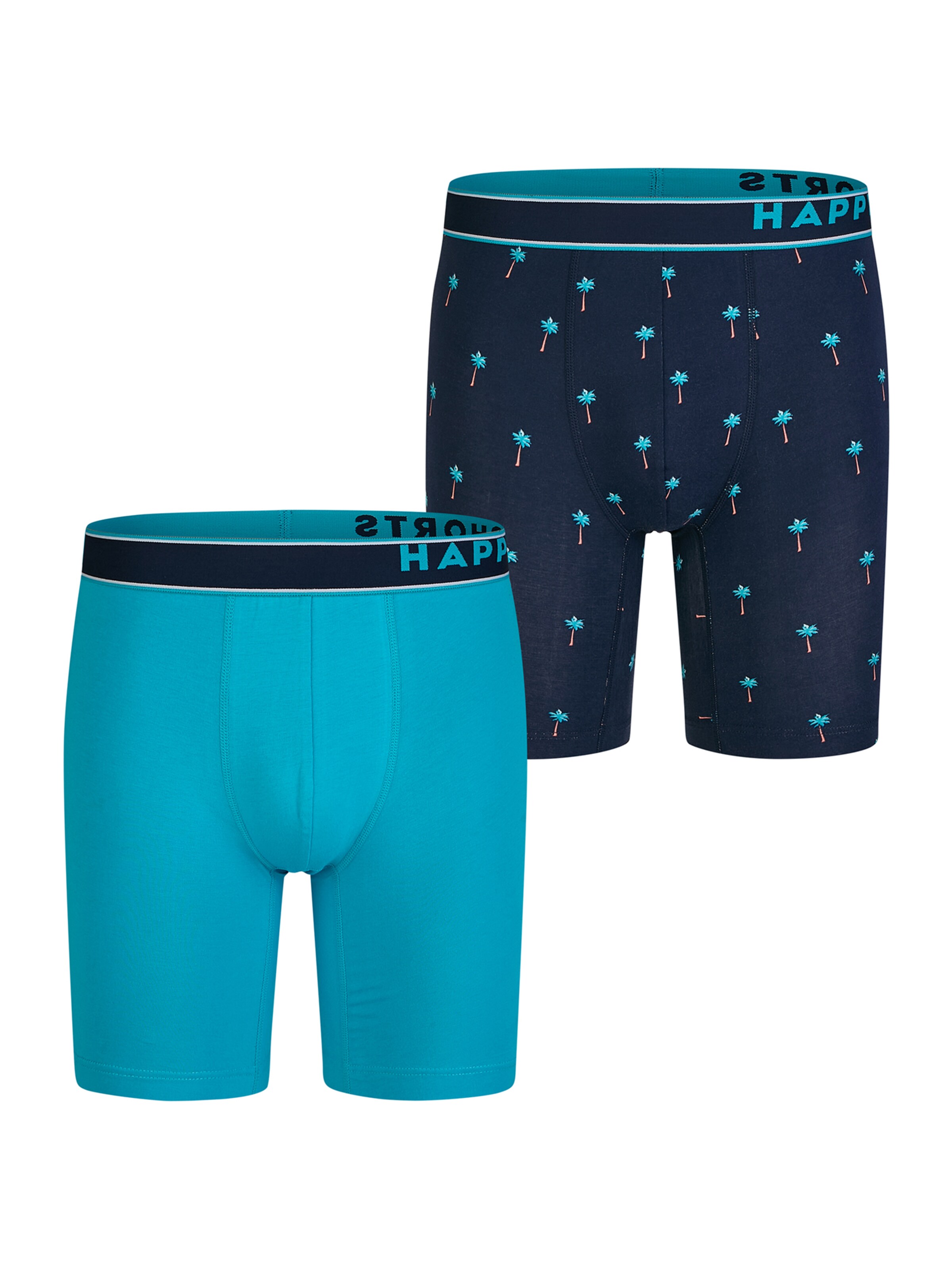 Boxers ' Jersey Boxer Briefs ' Happy Shorts en mélange de couleurs : devant