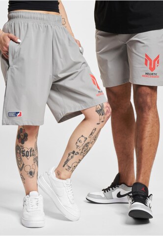 regular Pantaloni 'Helvetic Guards' di European League of Football in grigio: frontale