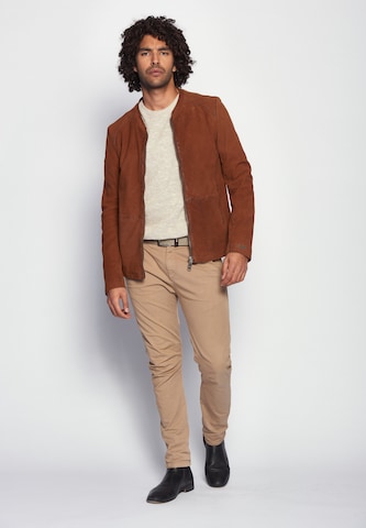 Maze Between-Season Jacket ' Dobson ' in Brown