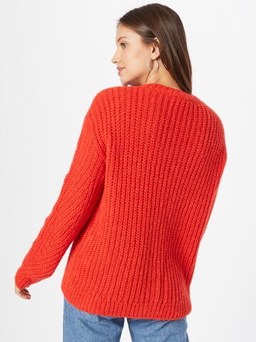 ESPRIT Knit Cardigan in Orange