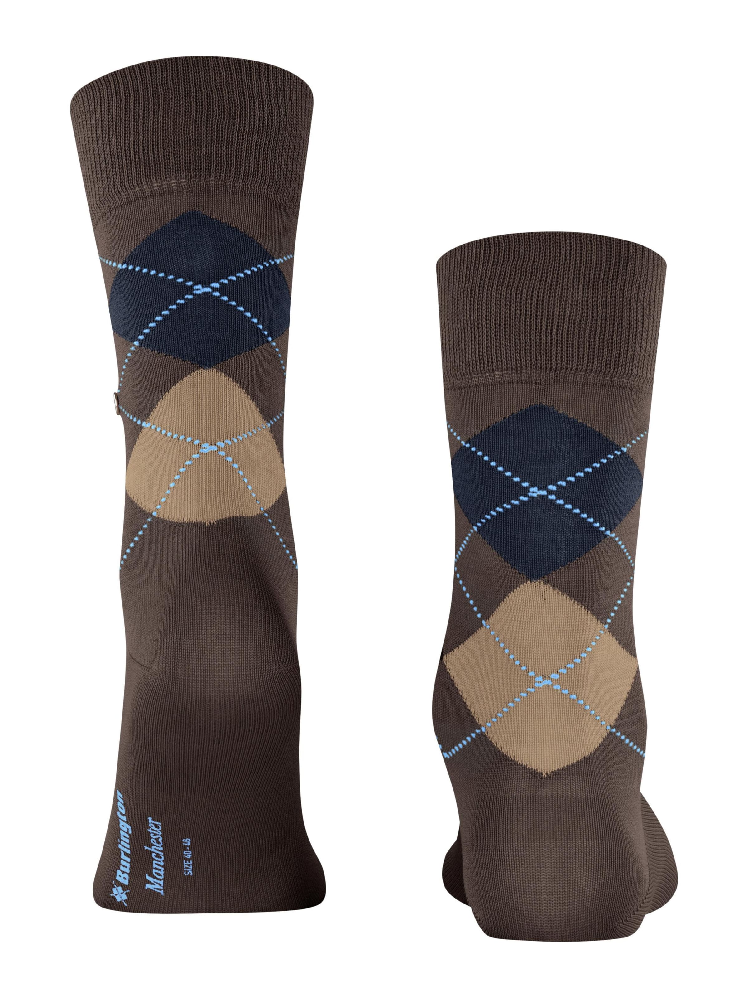 BURLINGTON Socks 'Manchester' in Brown