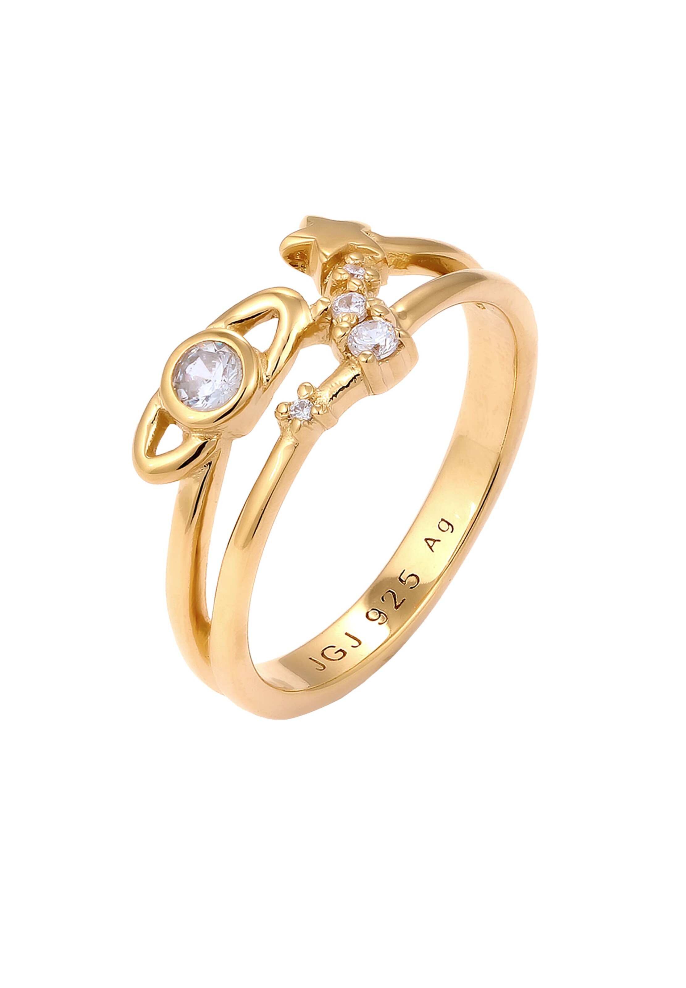 Bague ELLI en or : devant