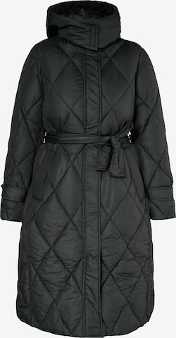 usha BLACK LABEL Wintermantel in Zwart: voorkant